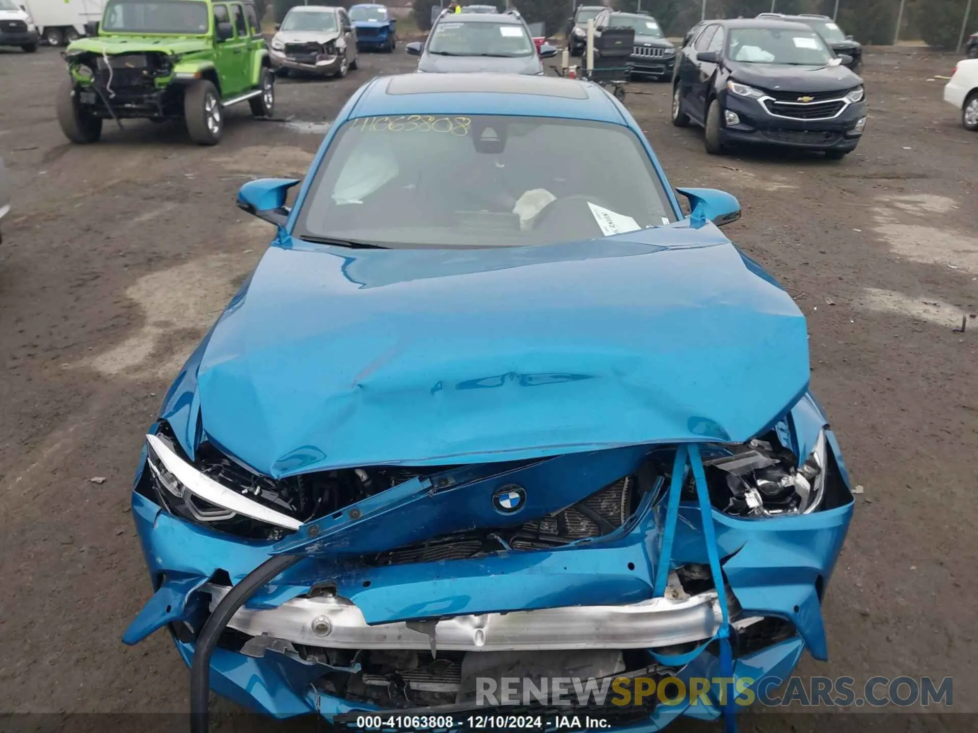11 fotografías del automóvil dañado WBS2U7C02M7H63454 BMW M2 2021