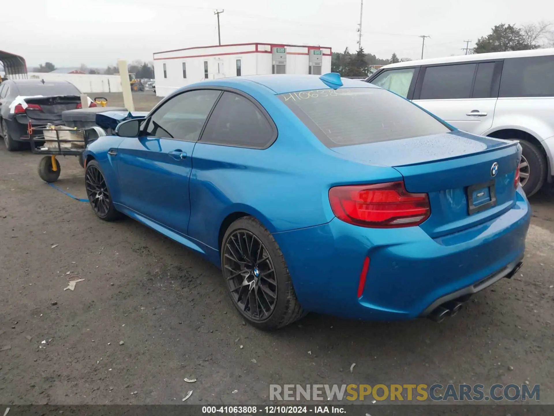 3 fotografías del automóvil dañado WBS2U7C02M7H63454 BMW M2 2021