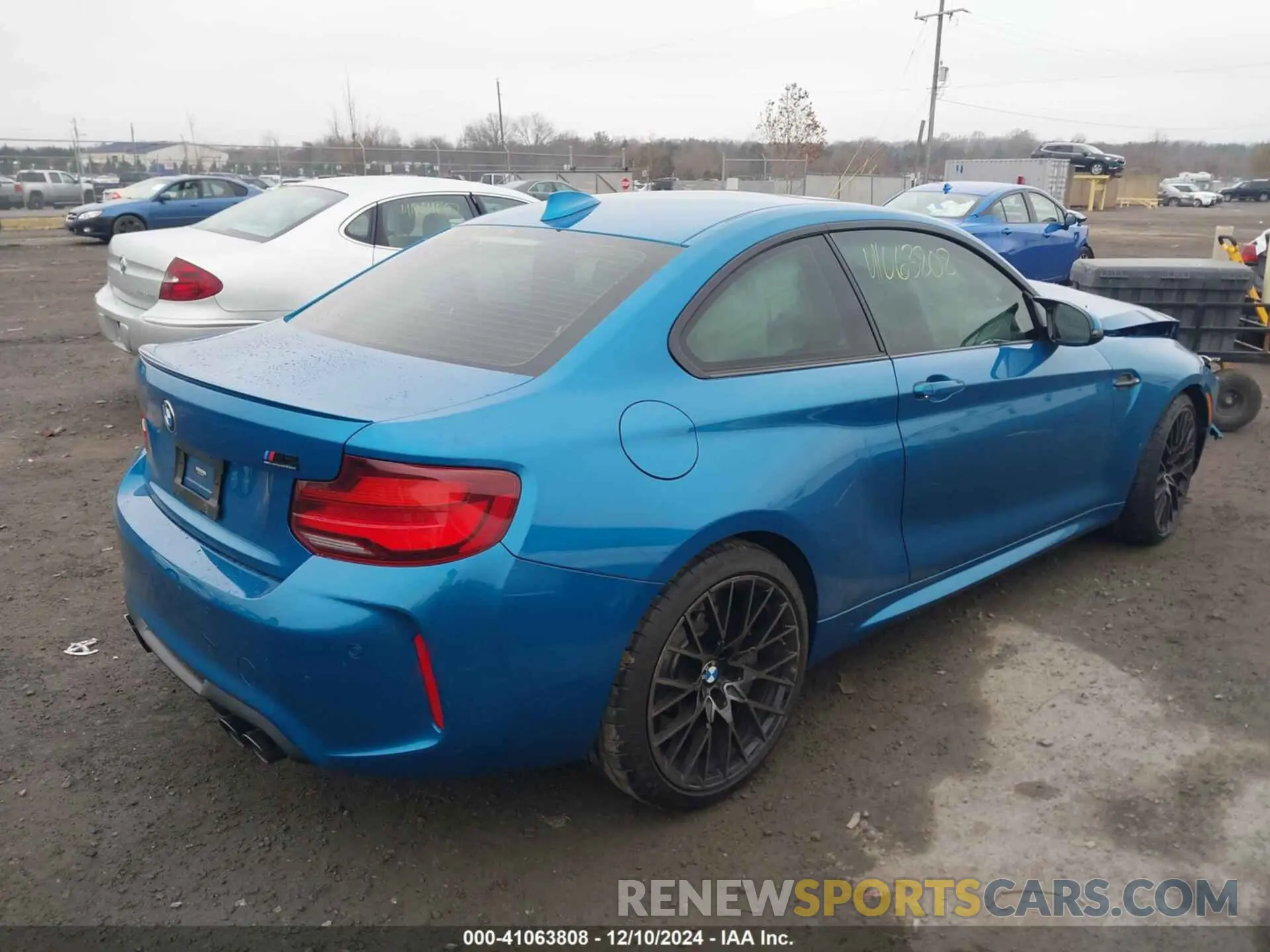 4 fotografías del automóvil dañado WBS2U7C02M7H63454 BMW M2 2021