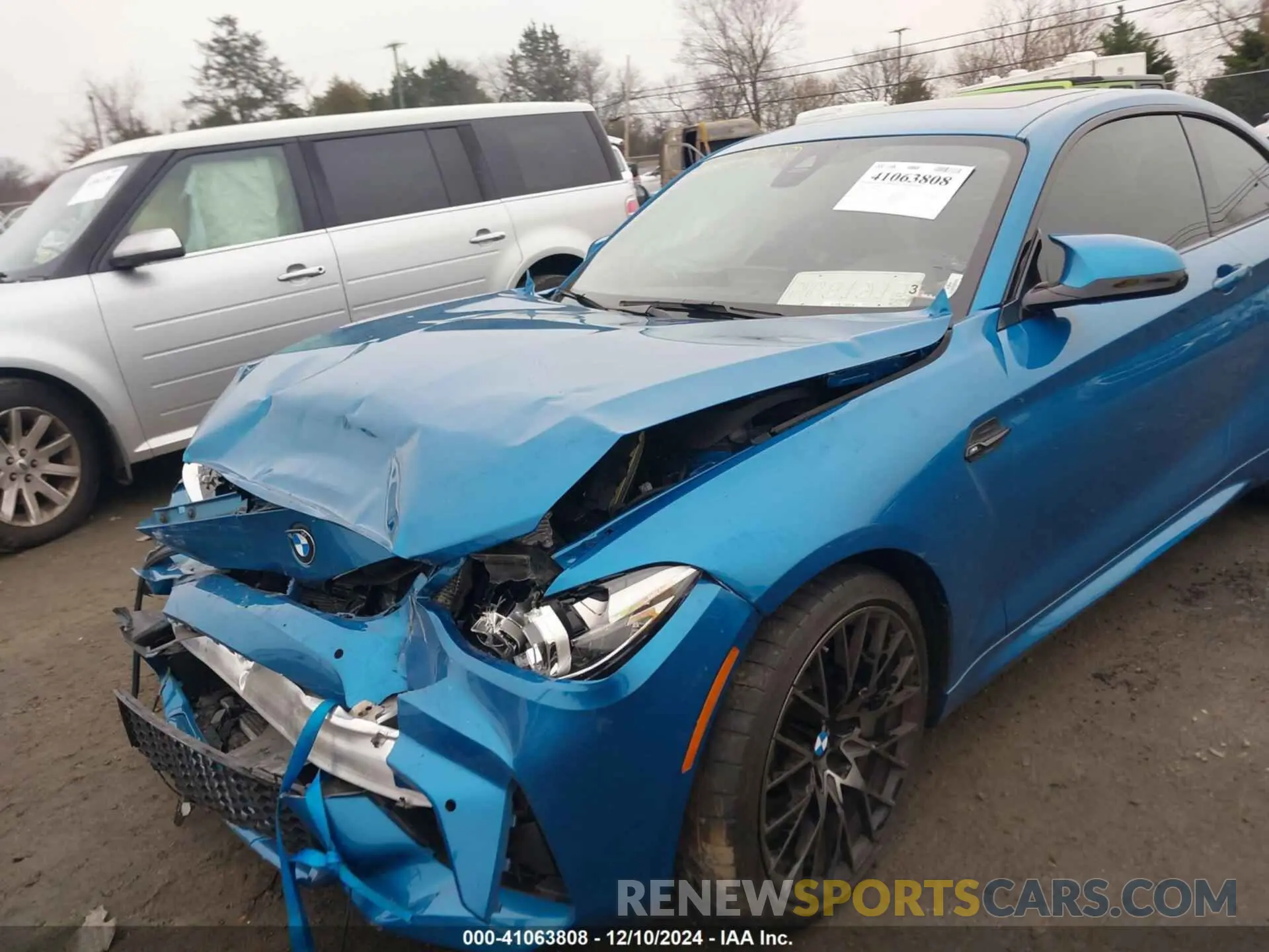 6 fotografías del automóvil dañado WBS2U7C02M7H63454 BMW M2 2021