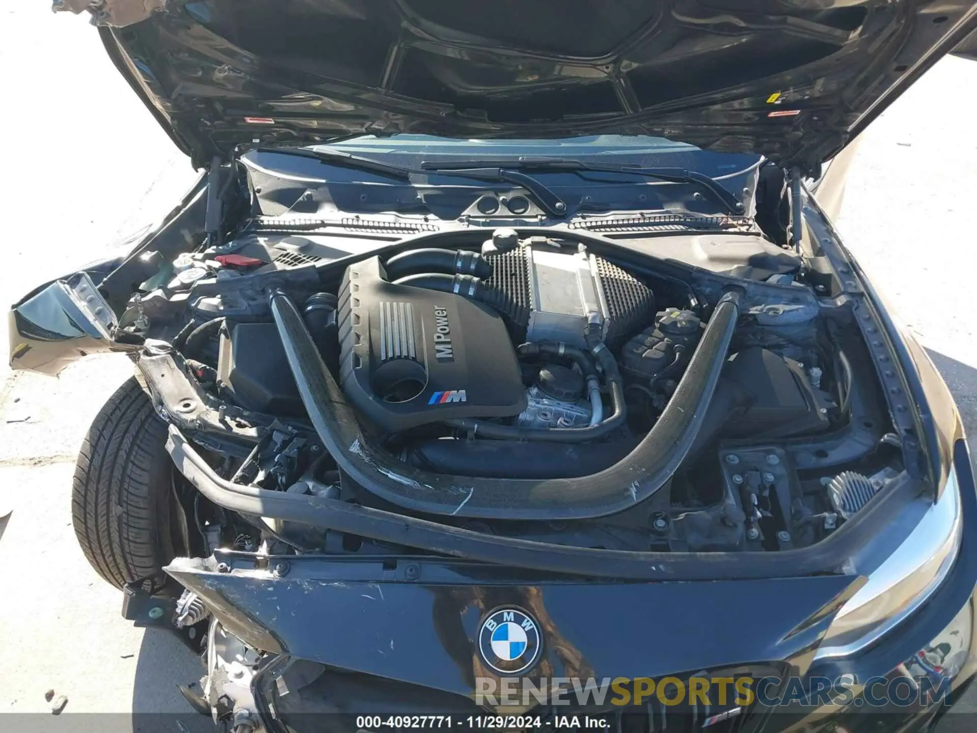 10 fotografías del automóvil dañado WBS2U7C03M7G48832 BMW M2 2021