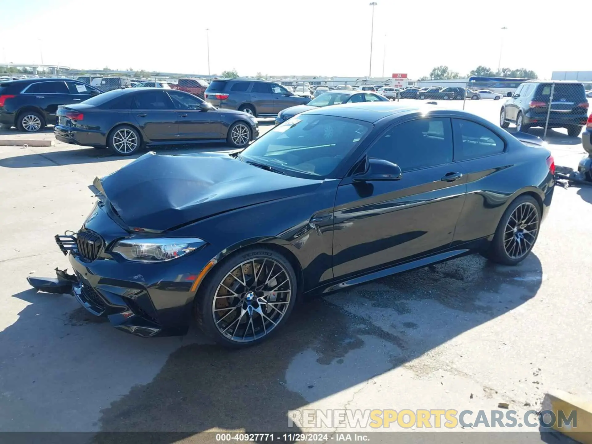 2 fotografías del automóvil dañado WBS2U7C03M7G48832 BMW M2 2021