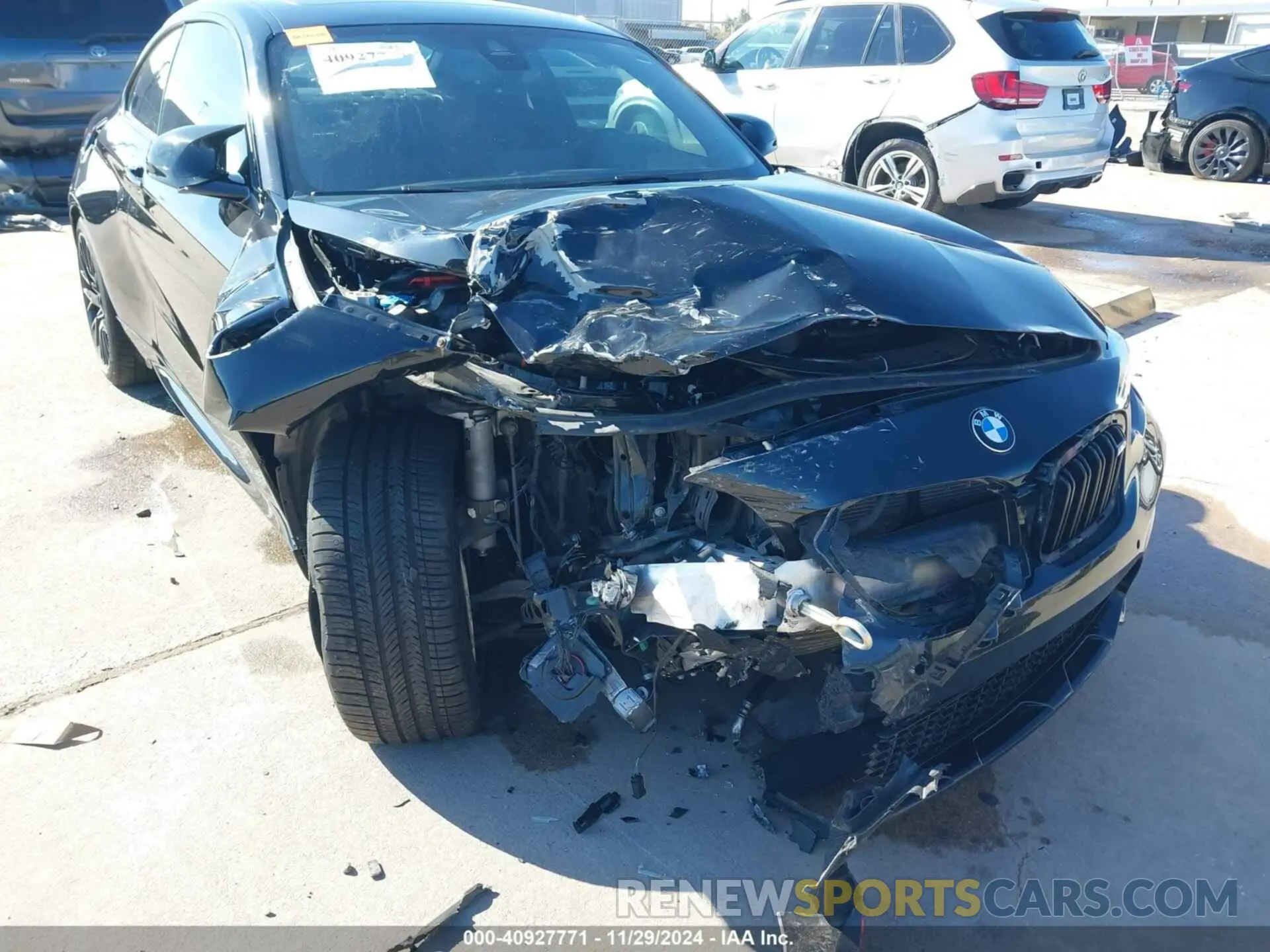 6 fotografías del automóvil dañado WBS2U7C03M7G48832 BMW M2 2021