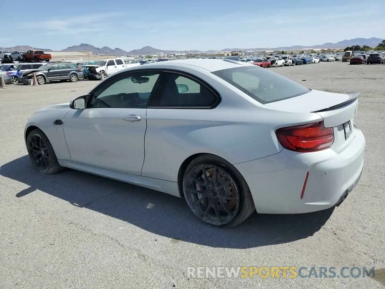 2 fotografías del automóvil dañado WBS2U7C03M7H79498 BMW M2 2021