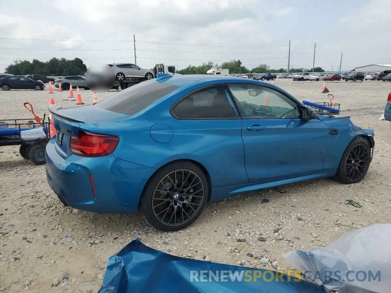 3 fotografías del automóvil dañado WBS2U7C05M7H42453 BMW M2 2021
