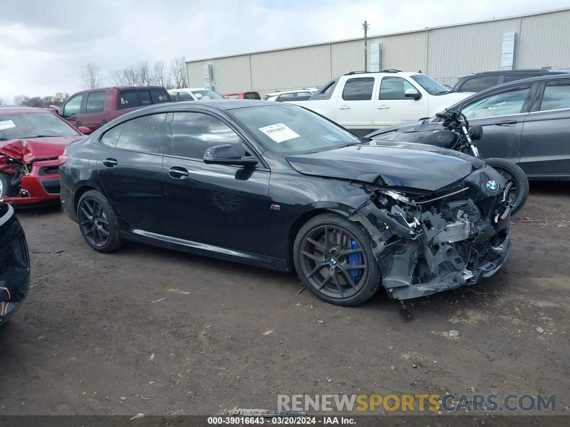 13 fotografías del automóvil dañado WBA13AL07M7G66556 BMW M235I GRAN COUPE 2021
