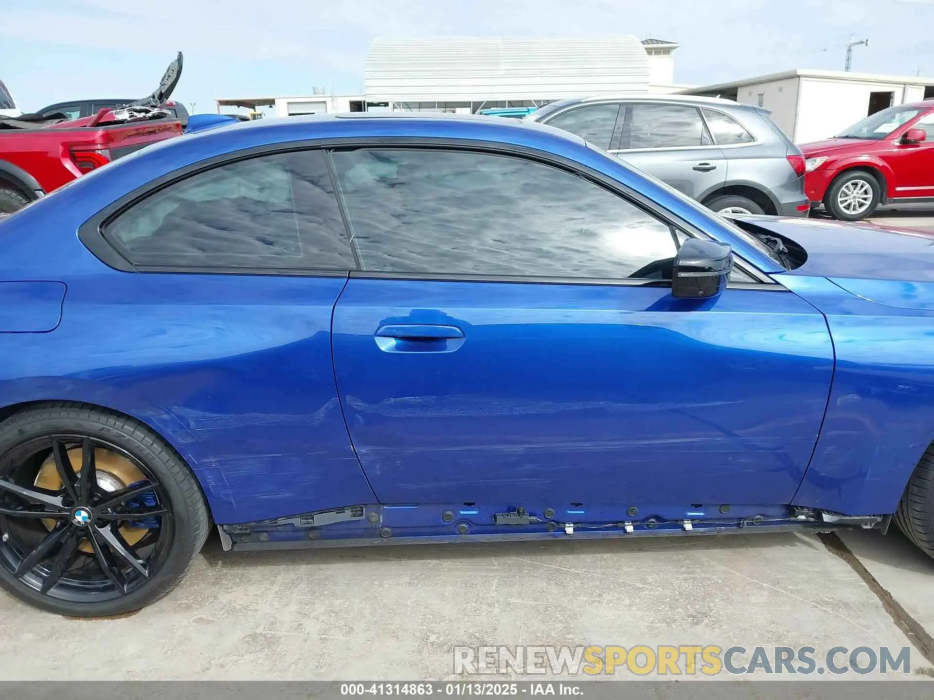 14 fotografías del automóvil dañado 3MW53CM01N8C49443 BMW M240 2022