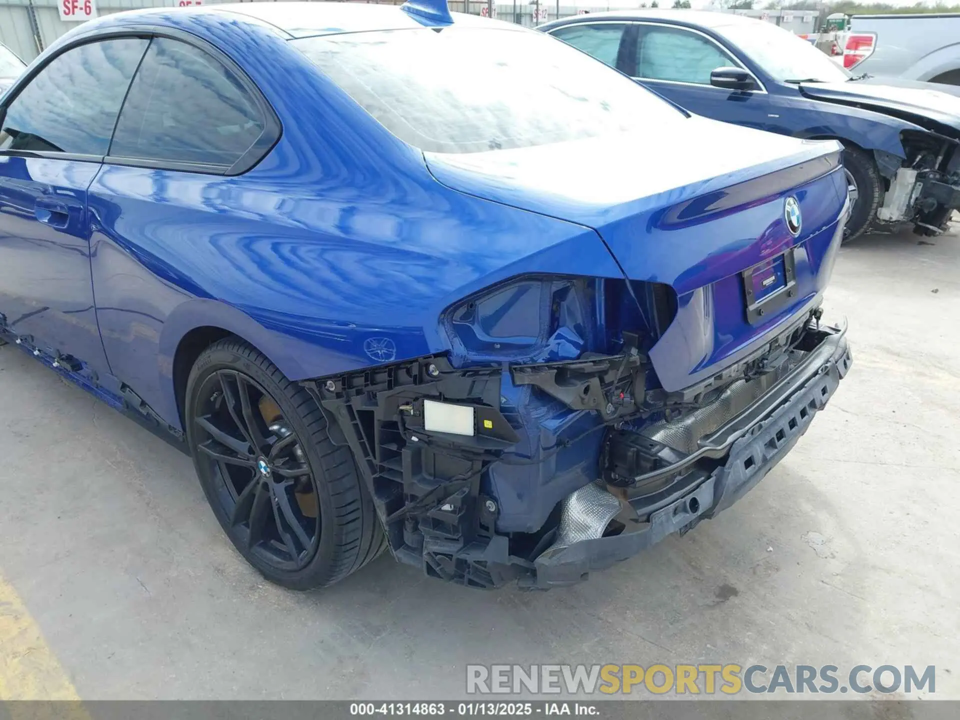 18 fotografías del automóvil dañado 3MW53CM01N8C49443 BMW M240 2022