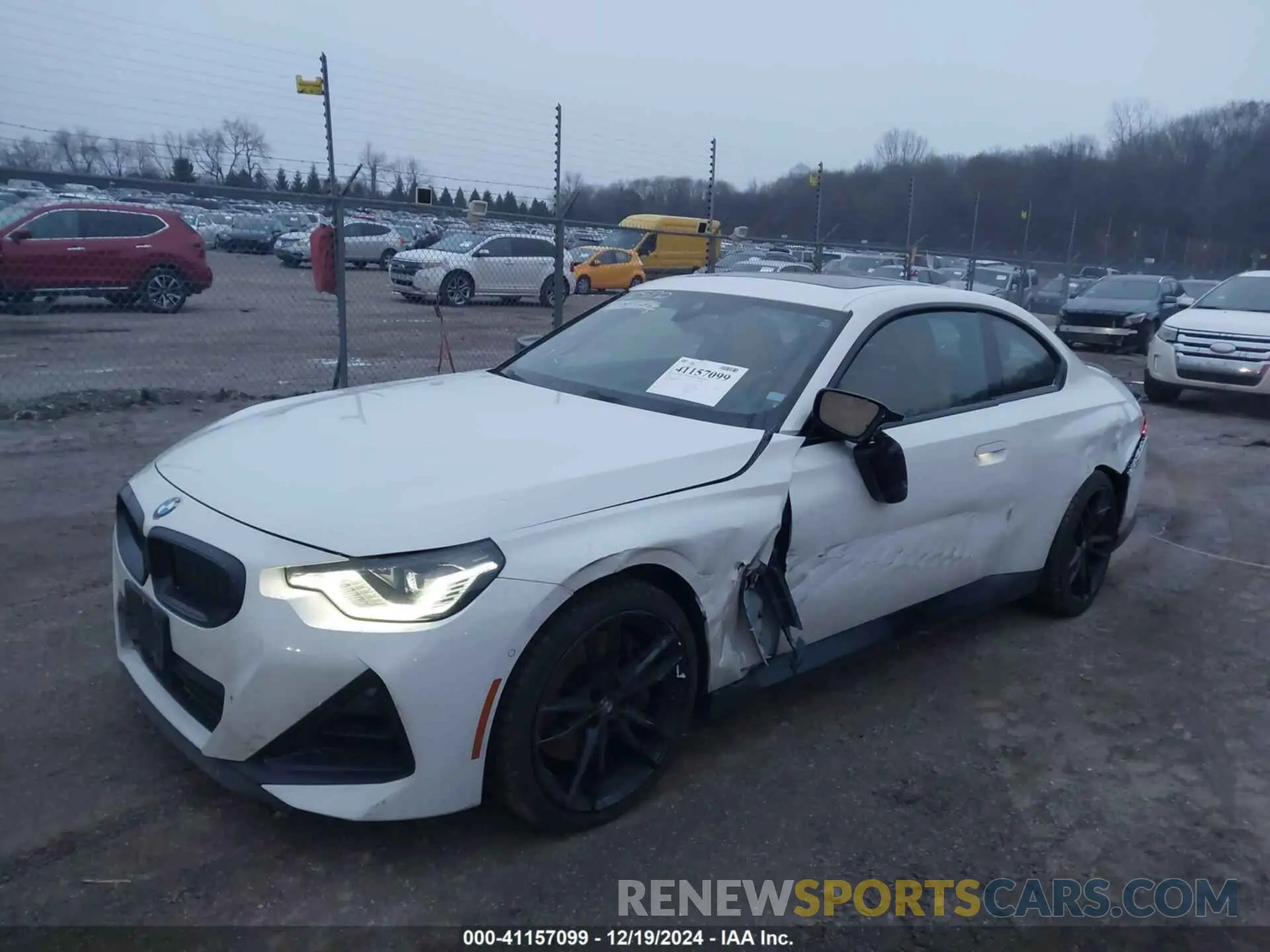 2 fotografías del automóvil dañado 3MW53CM09P8D55741 BMW M240 2023