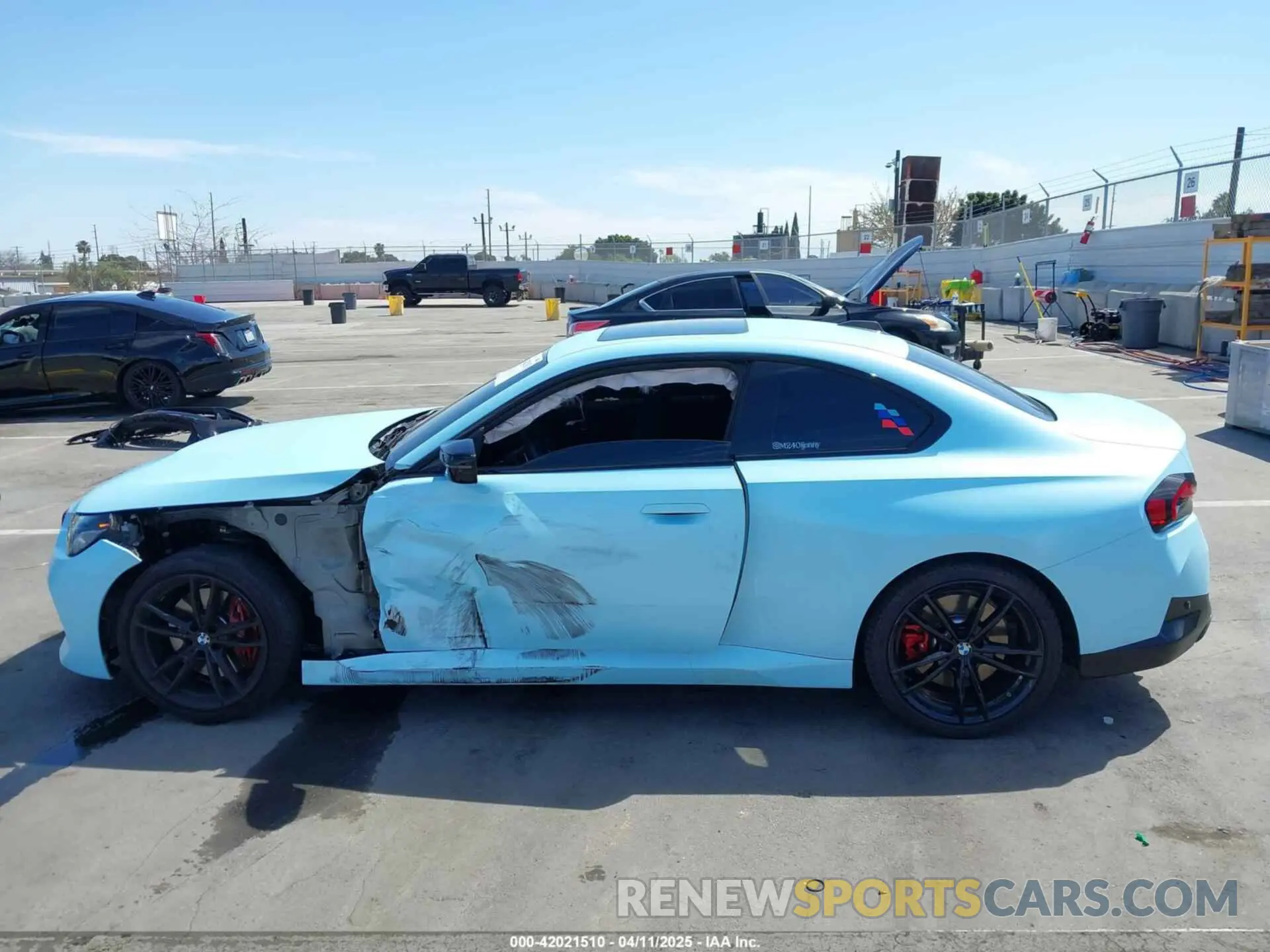 14 fotografías del automóvil dañado 3MW43CM01R8E07331 BMW M240 2024