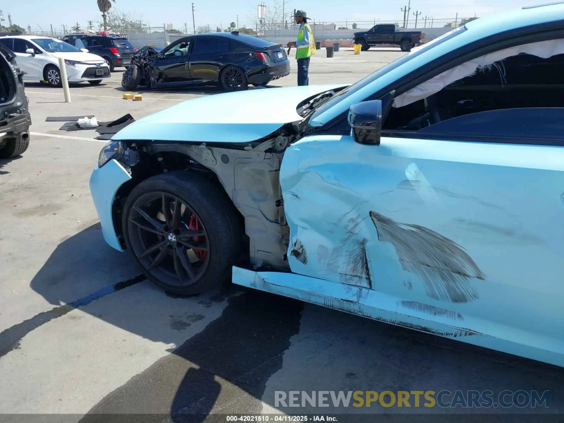 6 fotografías del automóvil dañado 3MW43CM01R8E07331 BMW M240 2024