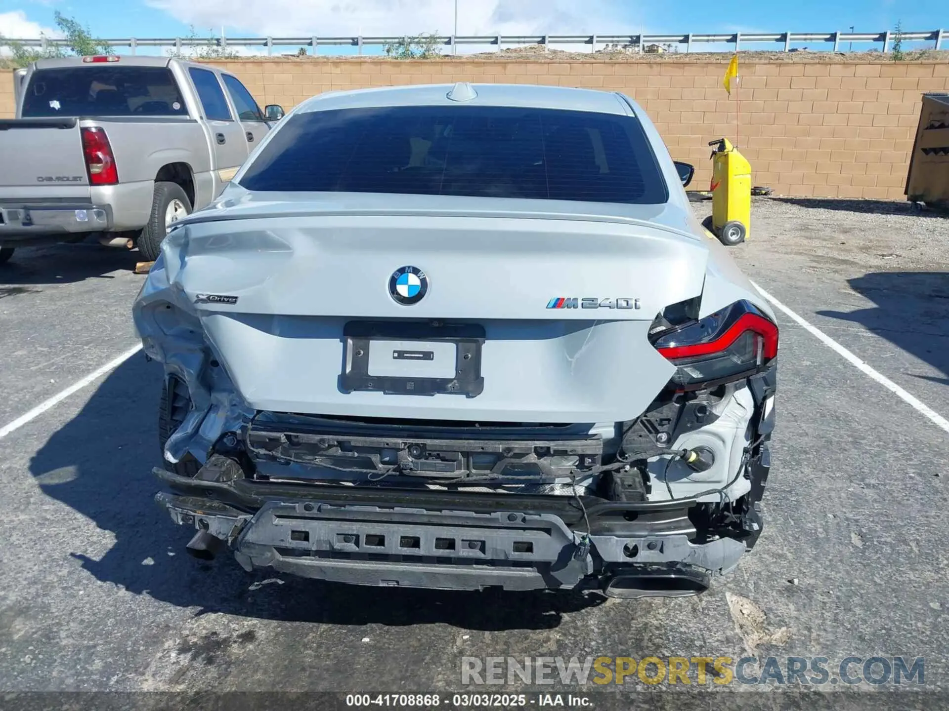 16 fotografías del automóvil dañado 3MW53CM06R8D83628 BMW M240 2024