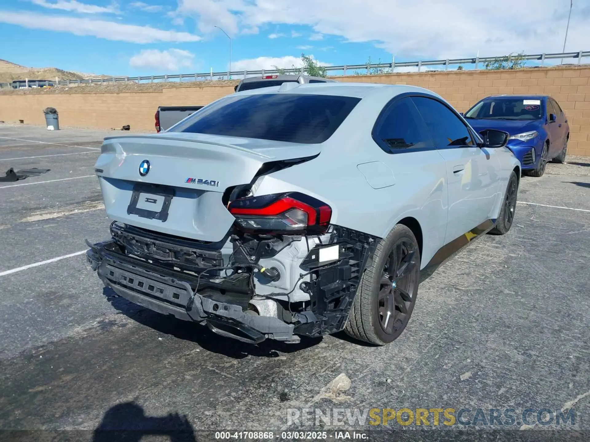 4 fotografías del automóvil dañado 3MW53CM06R8D83628 BMW M240 2024