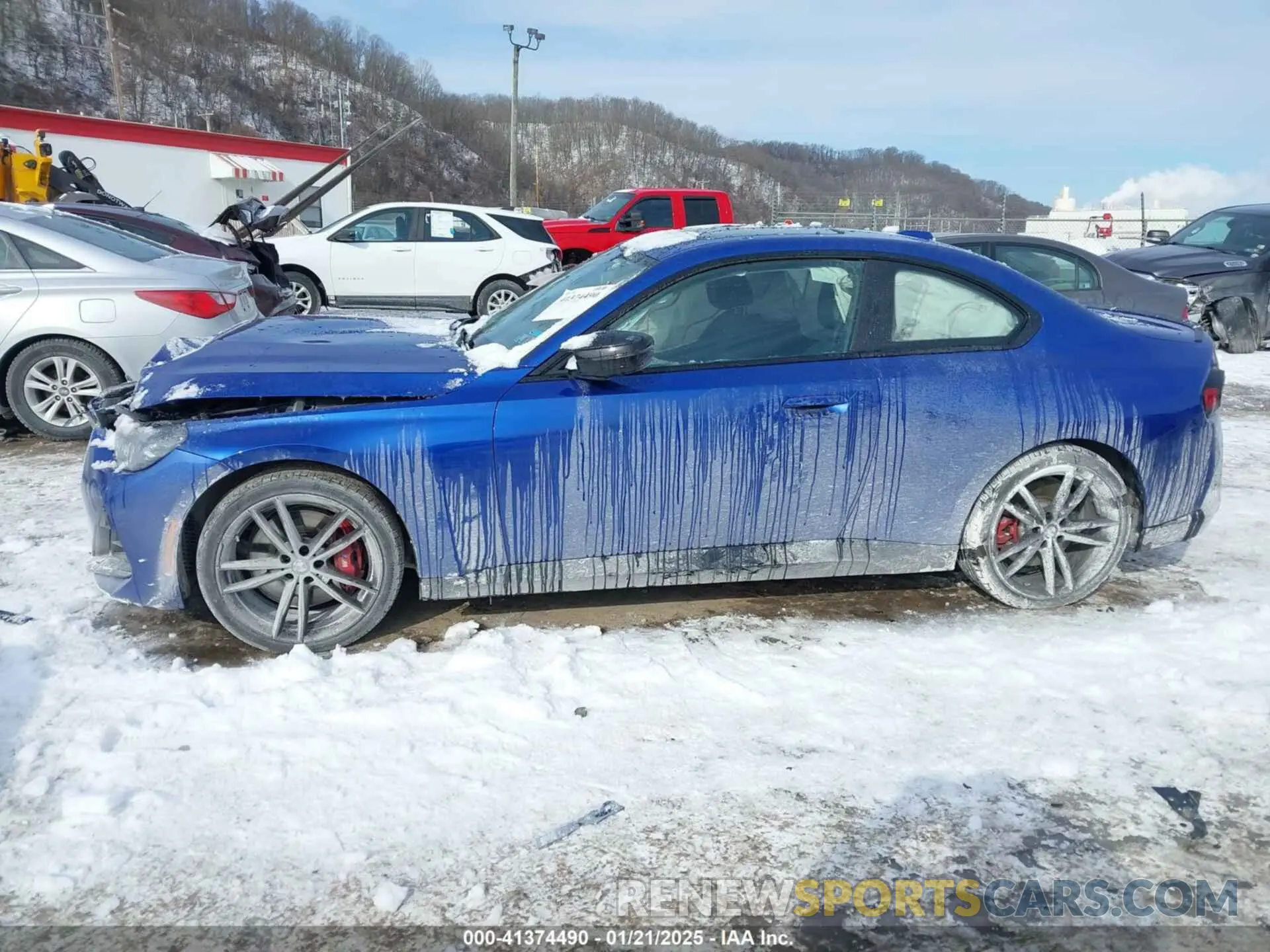14 fotografías del automóvil dañado 3MW53CM06R8E14358 BMW M240 2024