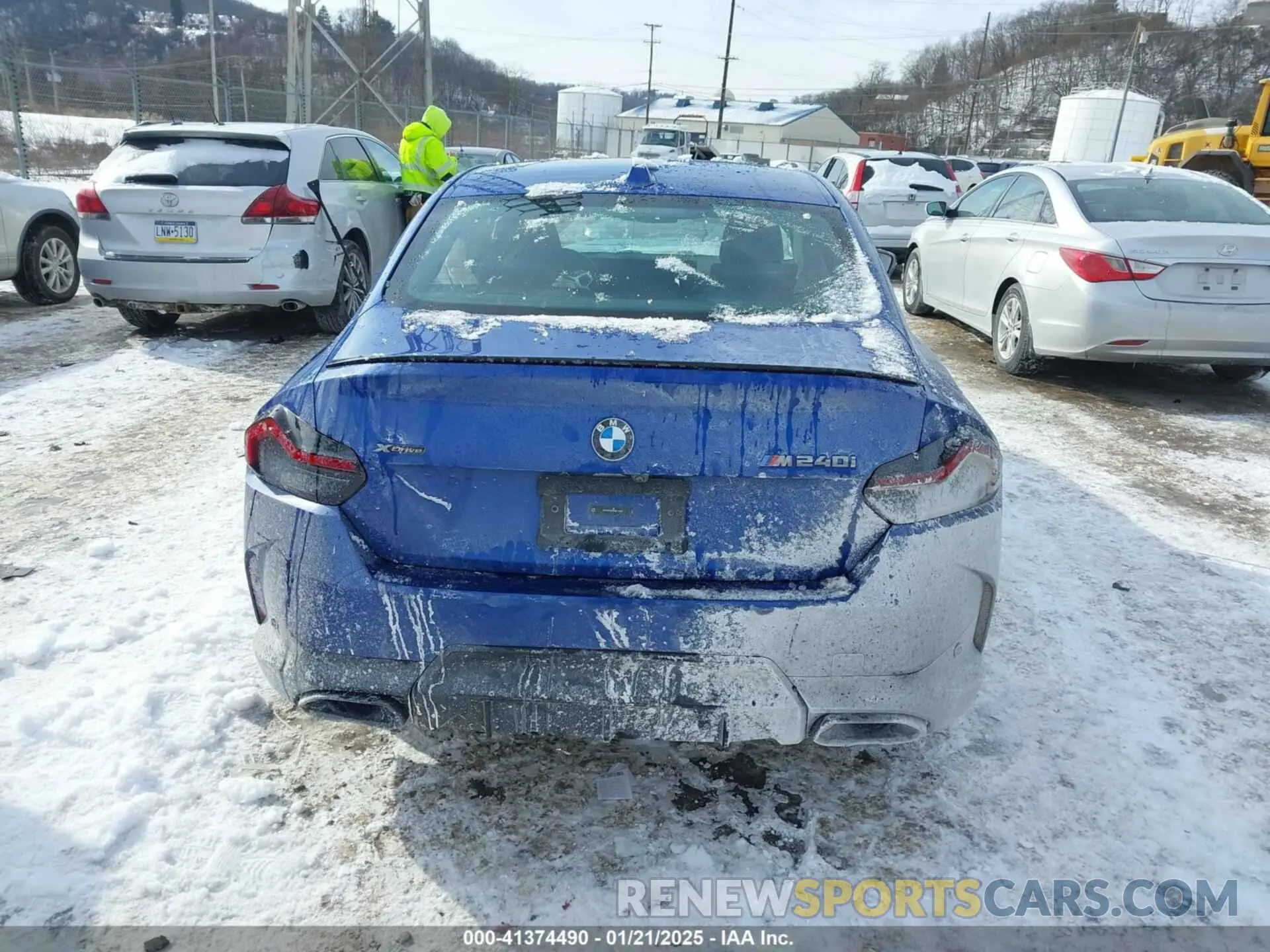 16 fotografías del automóvil dañado 3MW53CM06R8E14358 BMW M240 2024