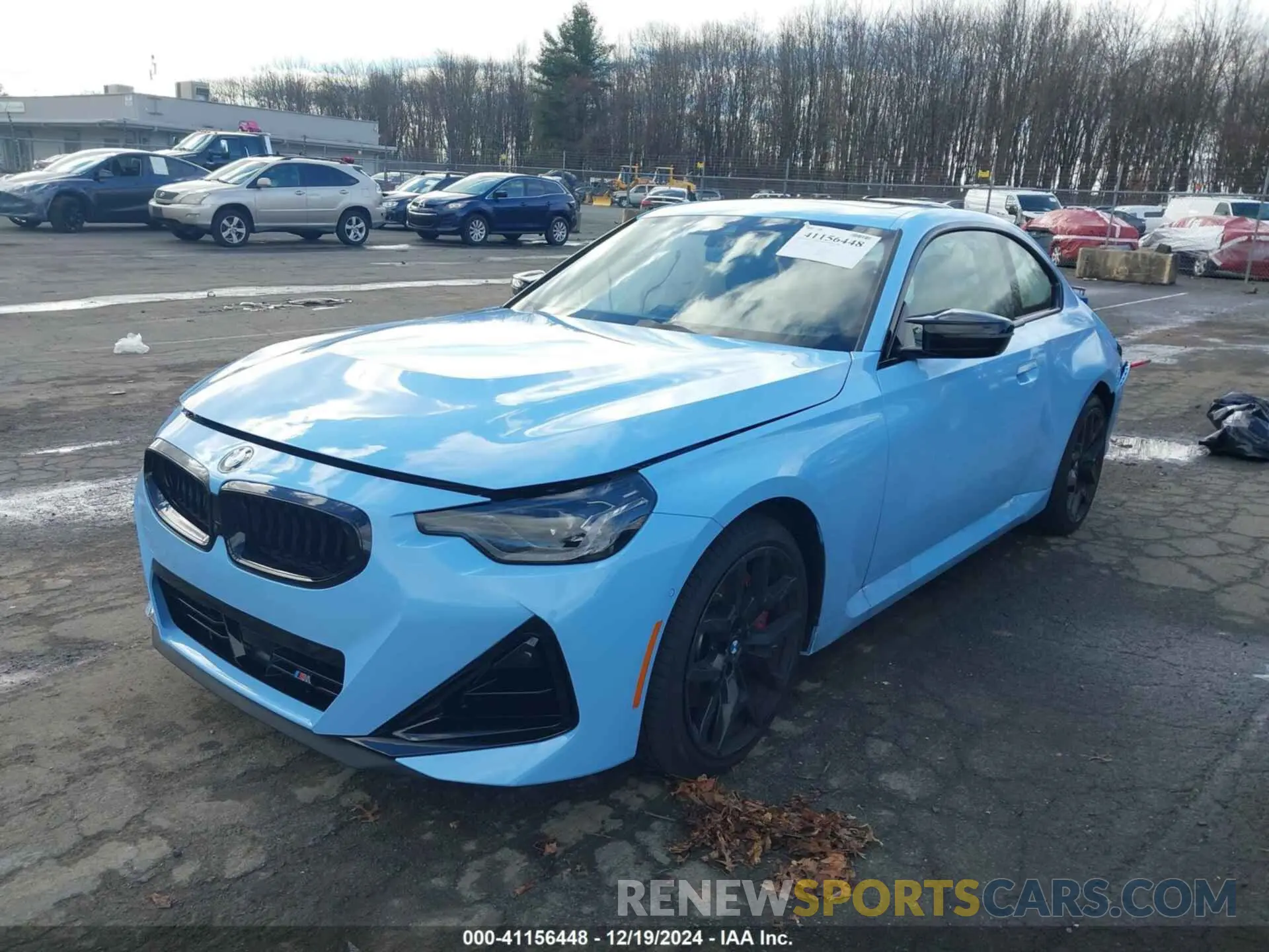 2 fotografías del automóvil dañado 3MW53CM05S8E95908 BMW M240 2025