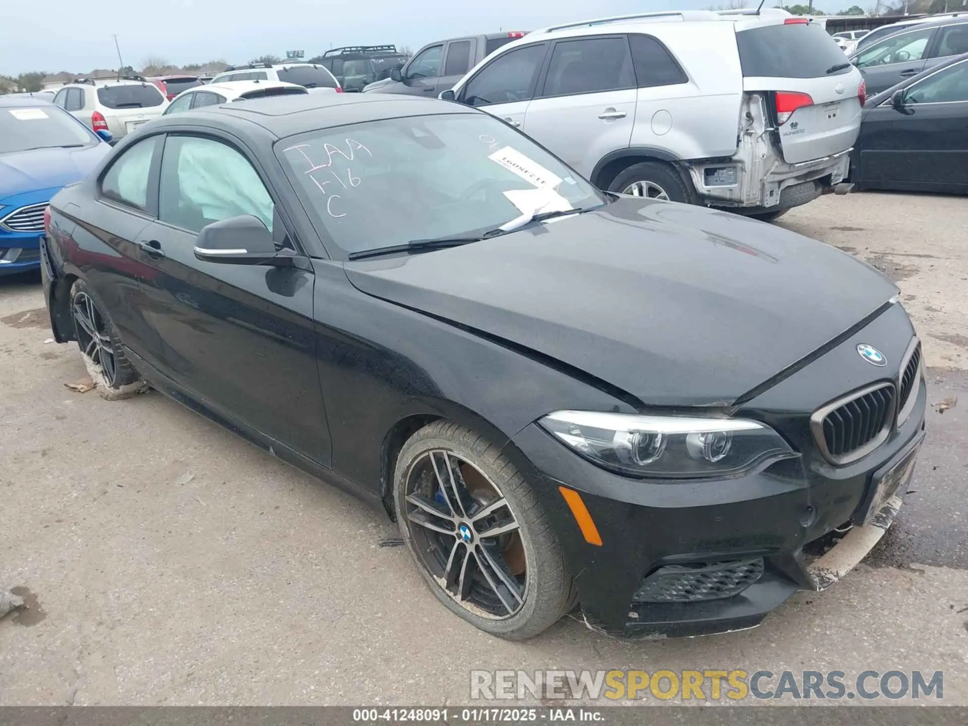 1 fotografías del automóvil dañado WBA2J5C07L7E72190 BMW M240I 2020