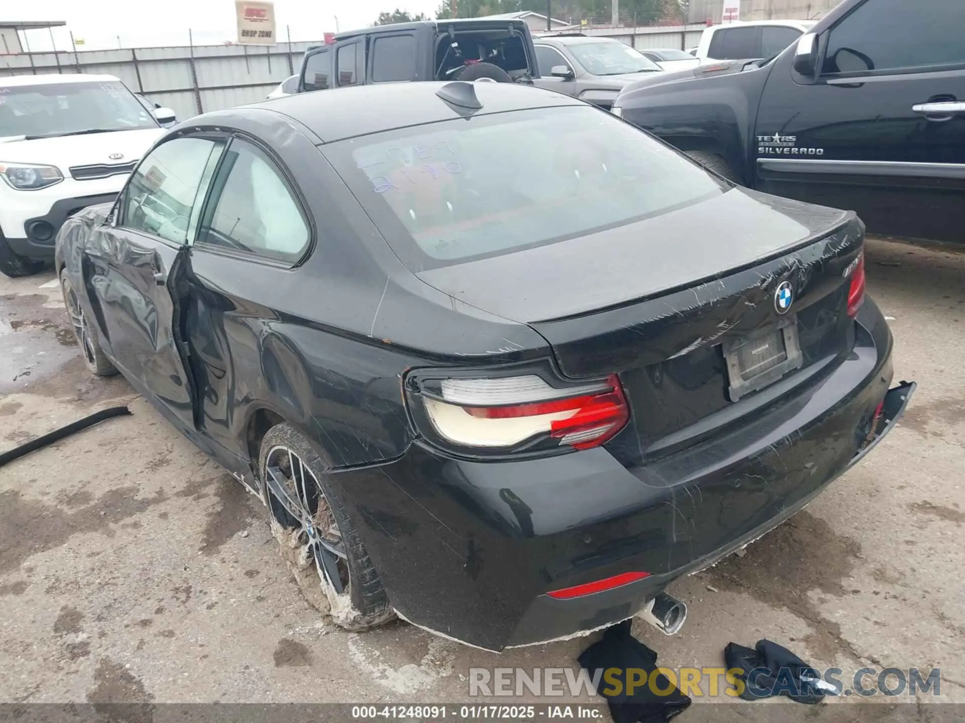 3 fotografías del automóvil dañado WBA2J5C07L7E72190 BMW M240I 2020