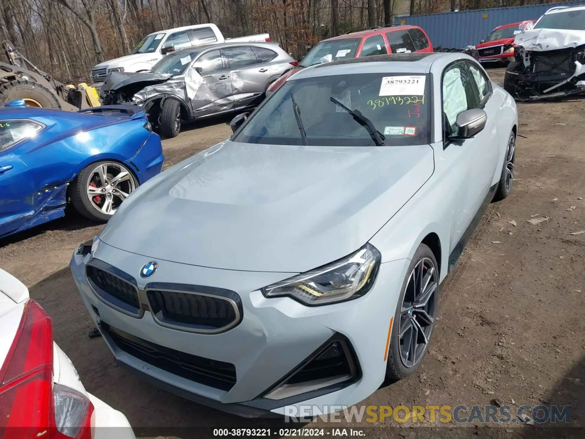 12 fotografías del automóvil dañado 3MW53CM09N8C20997 BMW M240I 2022