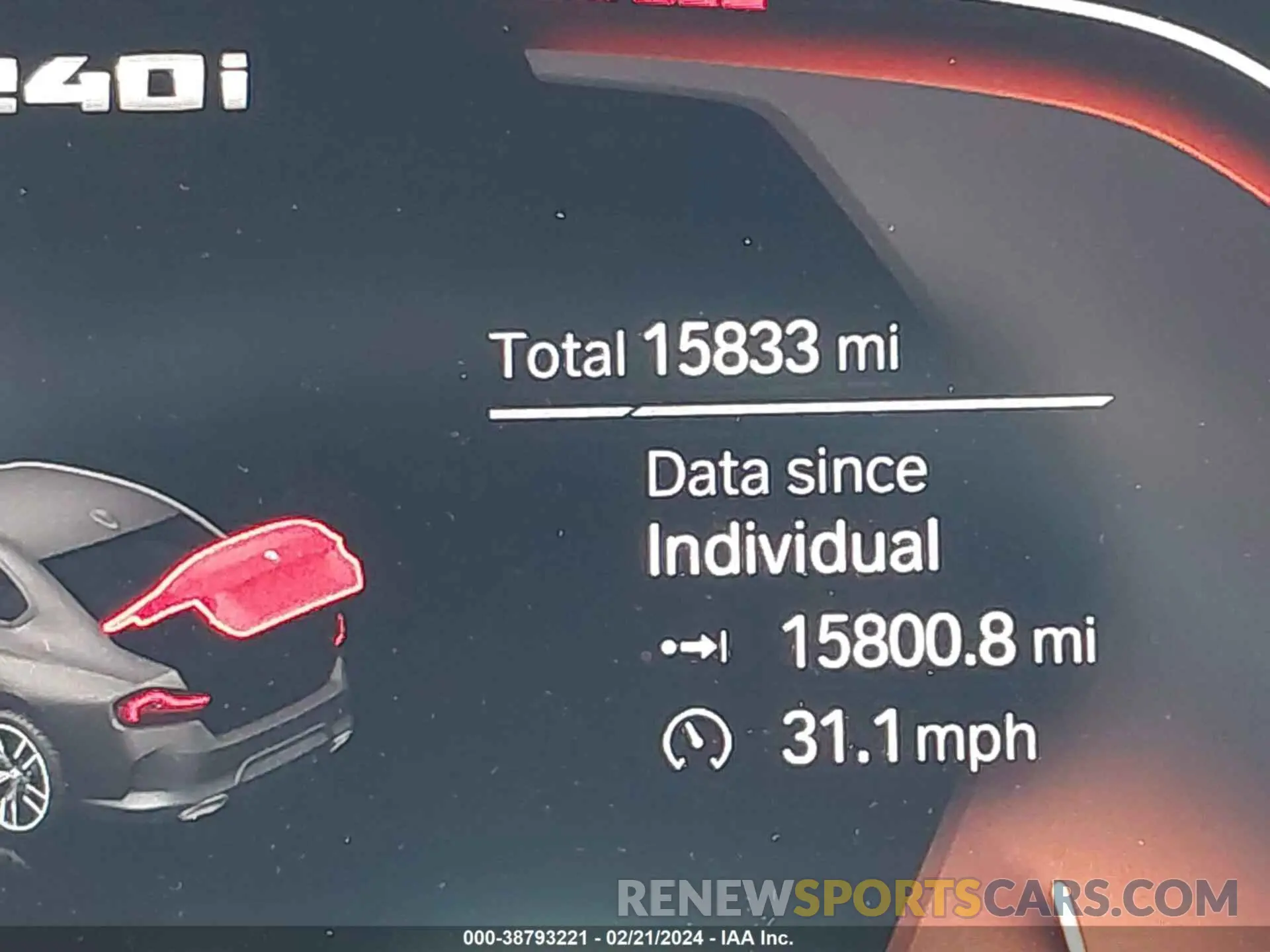 15 fotografías del automóvil dañado 3MW53CM09N8C20997 BMW M240I 2022