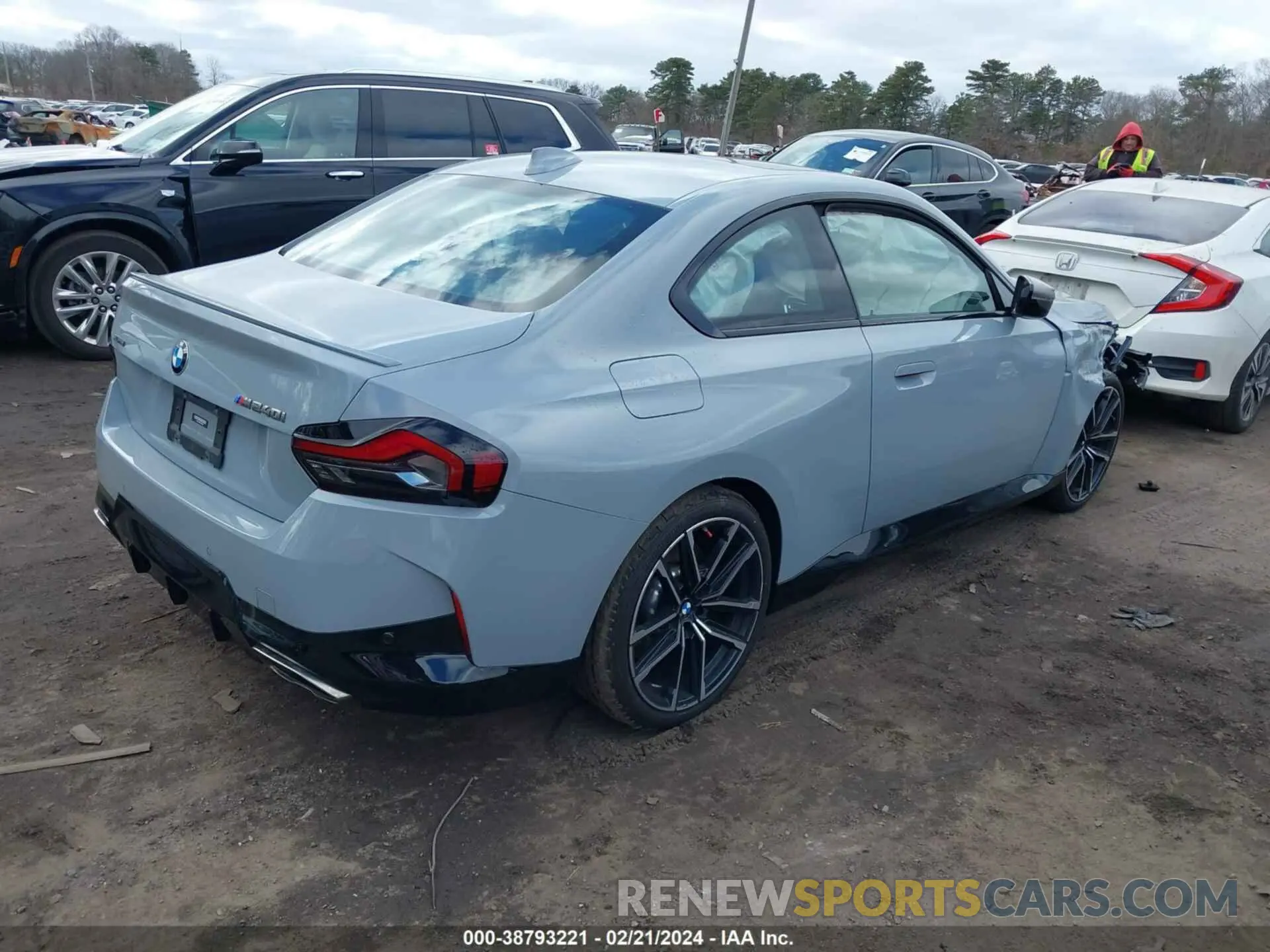 4 fotografías del automóvil dañado 3MW53CM09N8C20997 BMW M240I 2022