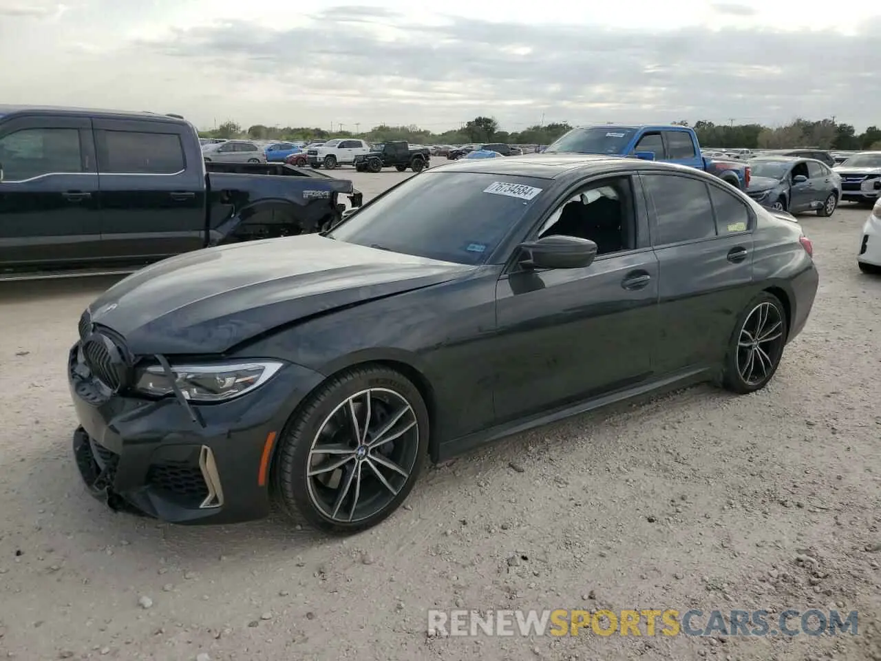 1 fotografías del automóvil dañado 3MW5U7J08L8B27832 BMW M3 2020
