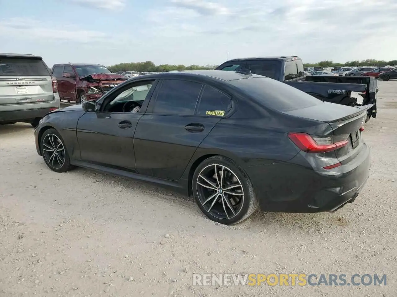 2 fotografías del automóvil dañado 3MW5U7J08L8B27832 BMW M3 2020