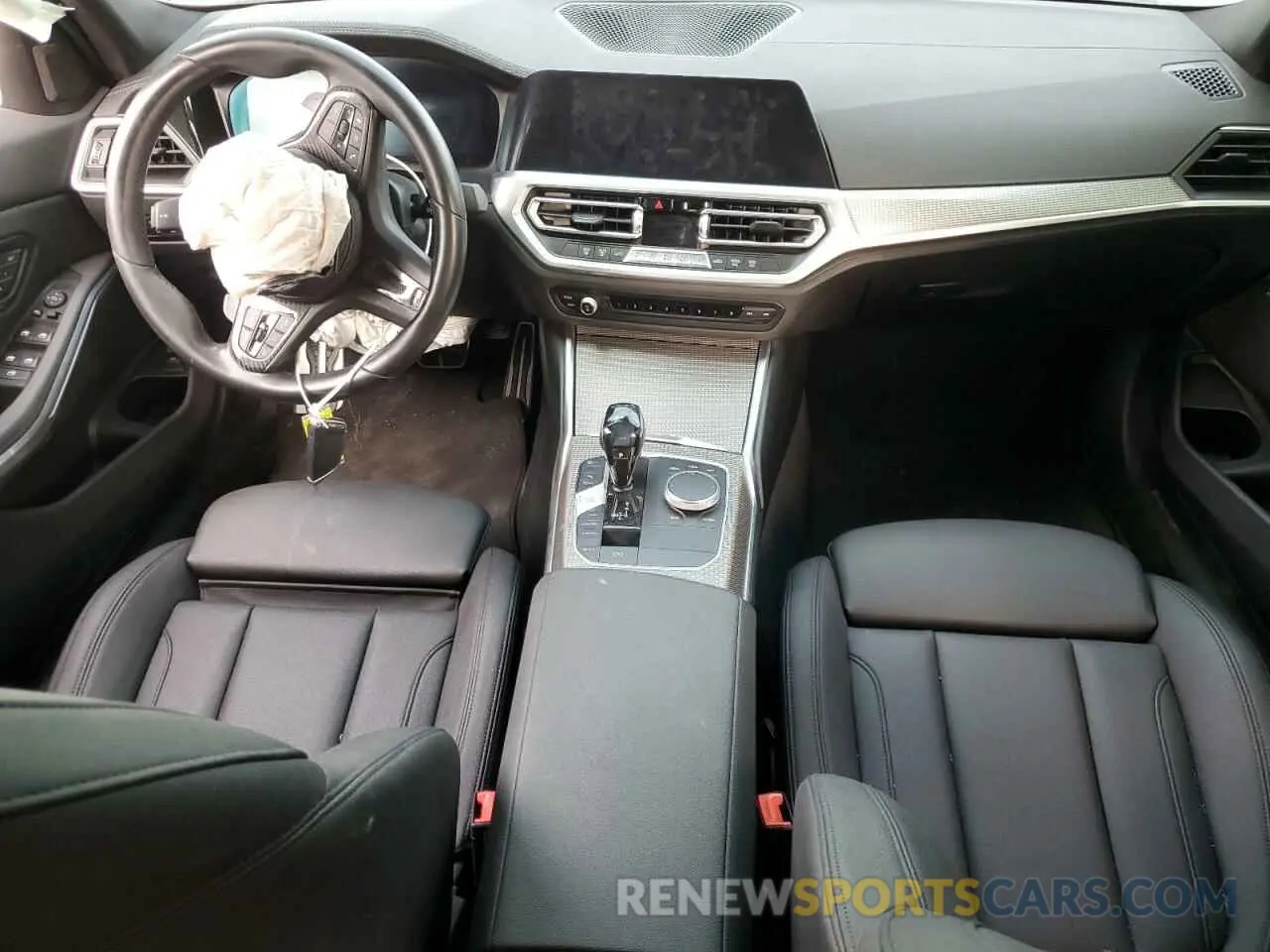 8 fotografías del automóvil dañado 3MW5U7J08L8B27832 BMW M3 2020