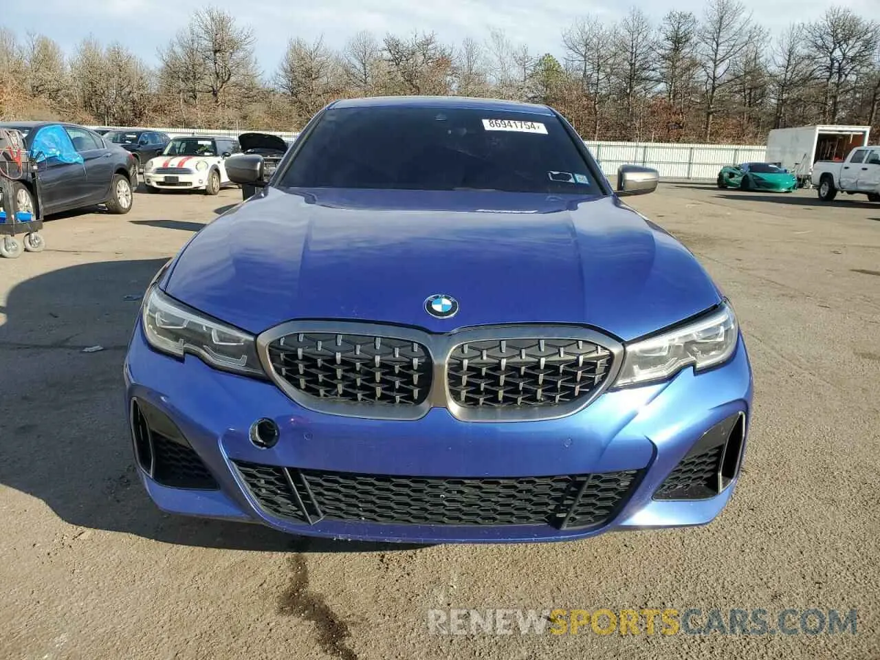 5 fotografías del automóvil dañado WBA5U7C00LFH23105 BMW M3 2020
