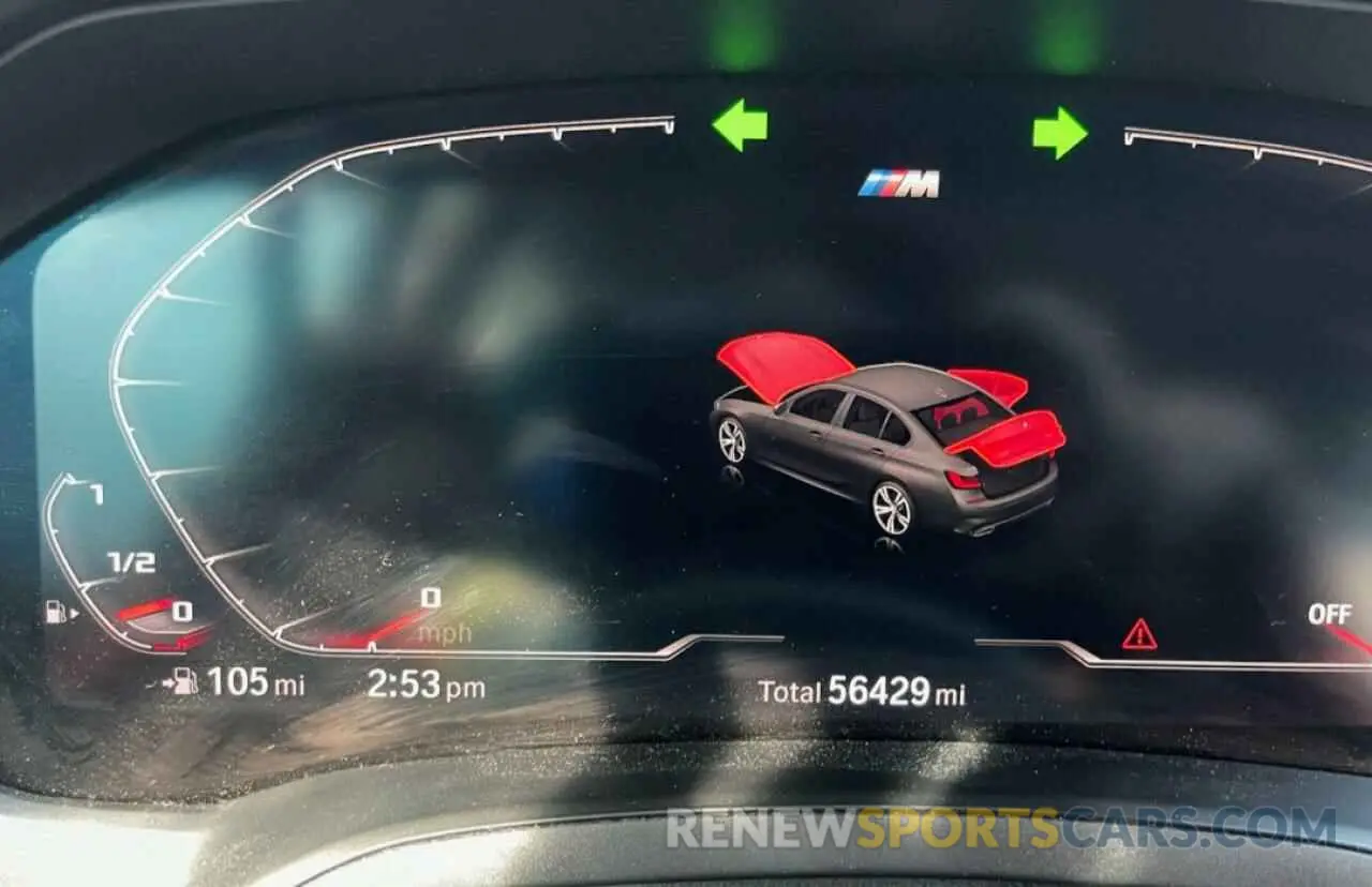 9 fotografías del automóvil dañado WBA5U7C00LFH38459 BMW M3 2020