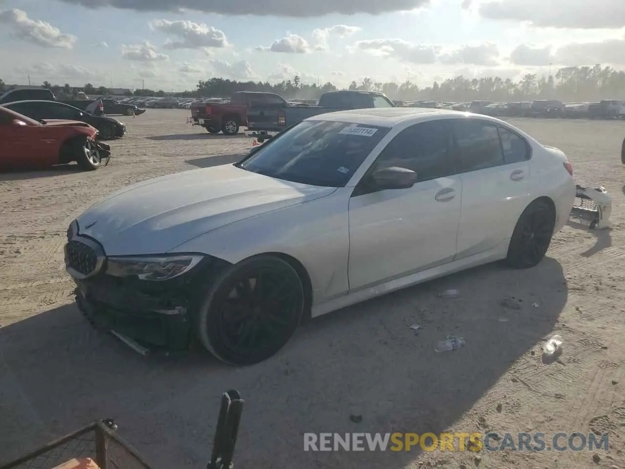 1 fotografías del automóvil dañado WBA5U7C02LFH02966 BMW M3 2020