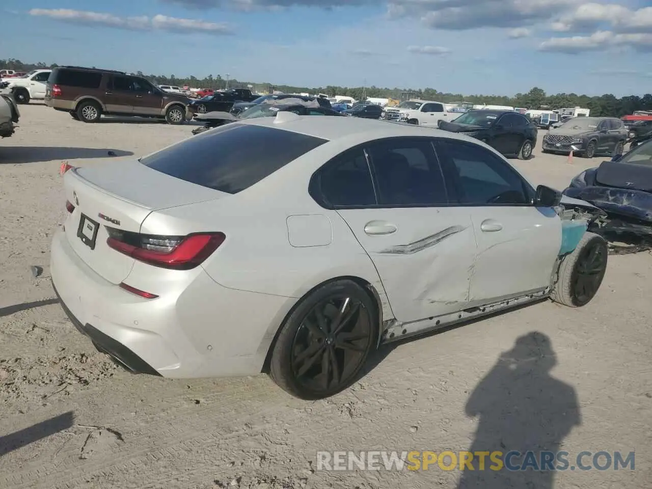 3 fotografías del automóvil dañado WBA5U7C02LFH02966 BMW M3 2020