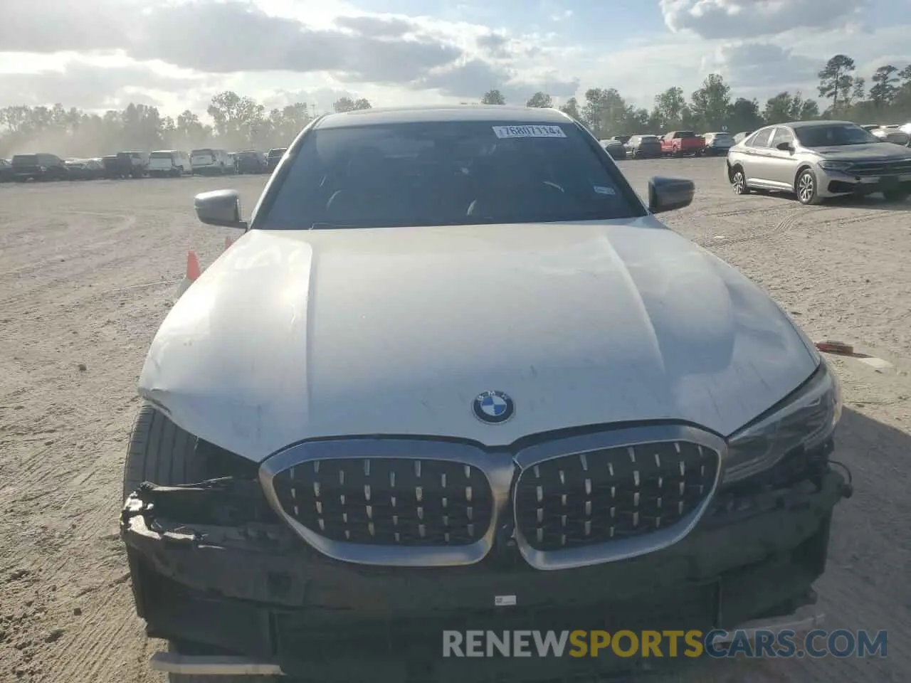 5 fotografías del automóvil dañado WBA5U7C02LFH02966 BMW M3 2020