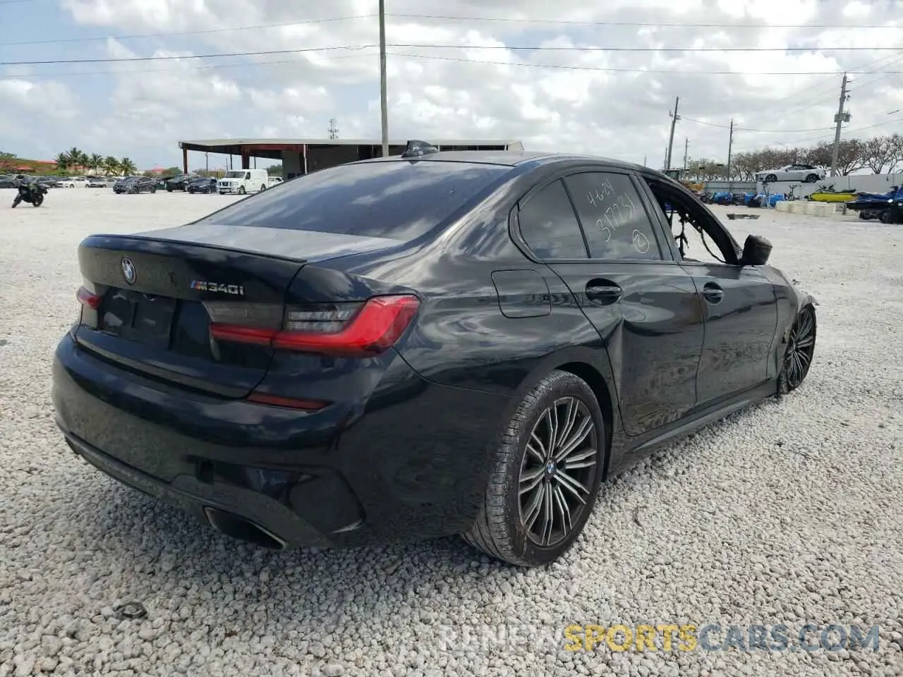 3 fotografías del automóvil dañado WBA5U7C05LFH07224 BMW M3 2020