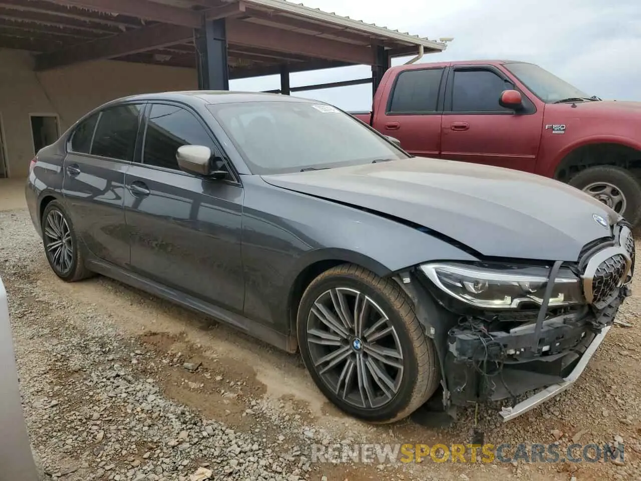 4 fotografías del automóvil dañado WBA5U7C06LFH01576 BMW M3 2020