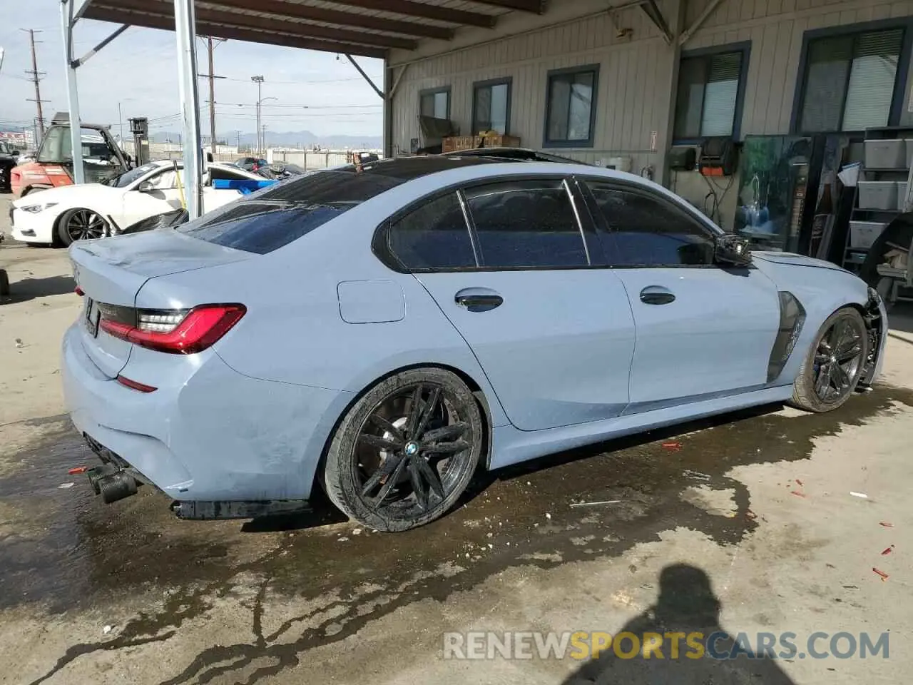 3 fotografías del automóvil dañado WBA5U7C07LA234355 BMW M3 2020