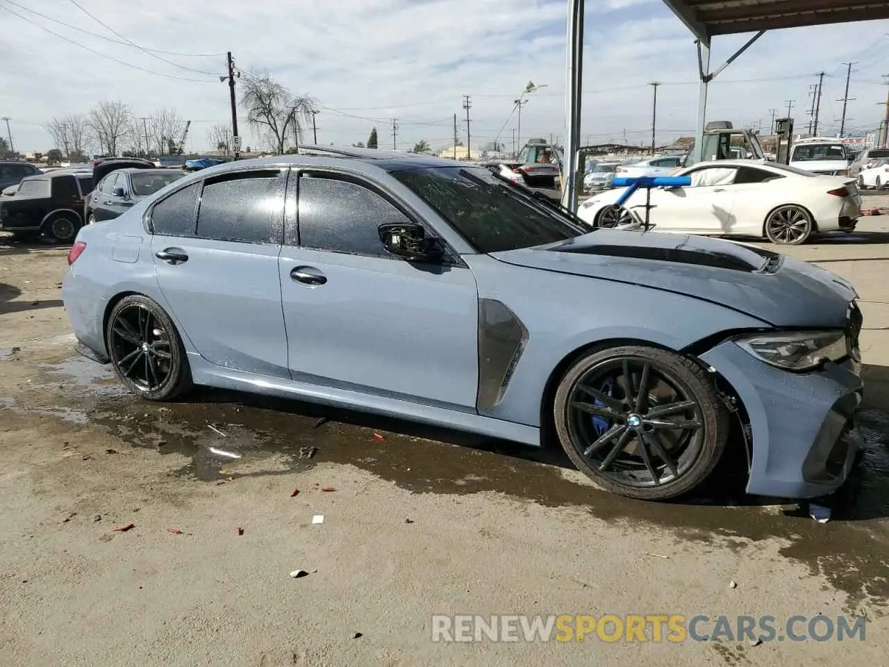 4 fotografías del automóvil dañado WBA5U7C07LA234355 BMW M3 2020