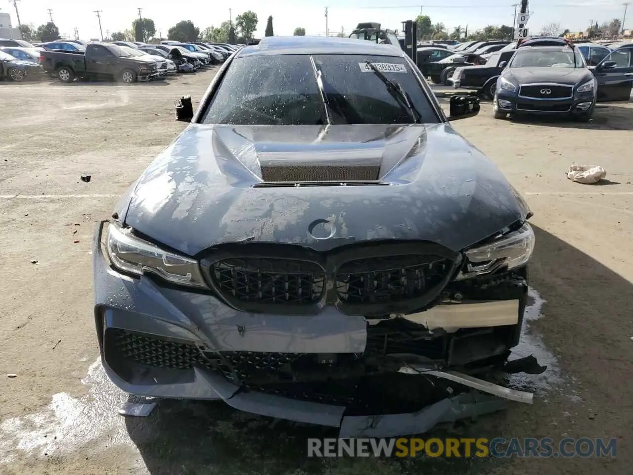 5 fotografías del automóvil dañado WBA5U7C07LA234355 BMW M3 2020