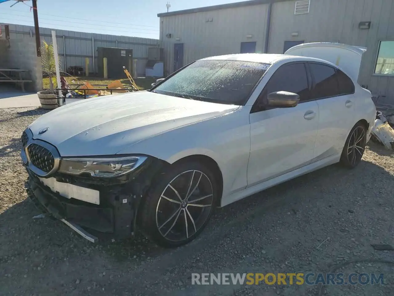 1 fotografías del automóvil dañado WBA5U7C08LFH30738 BMW M3 2020