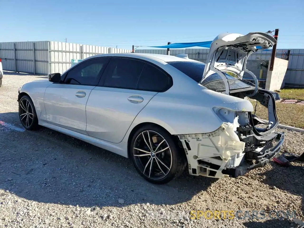 2 fotografías del automóvil dañado WBA5U7C08LFH30738 BMW M3 2020