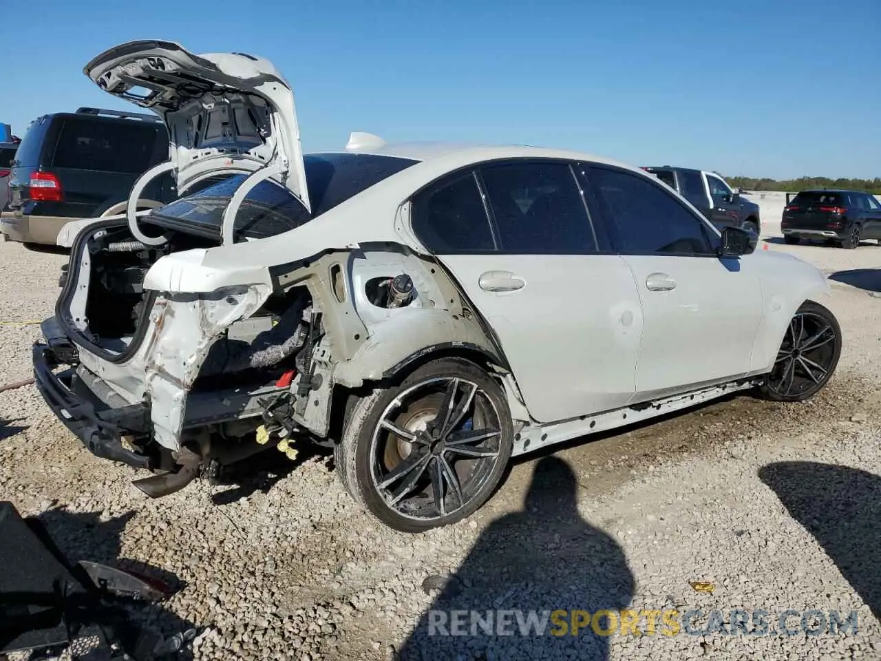 3 fotografías del automóvil dañado WBA5U7C08LFH30738 BMW M3 2020