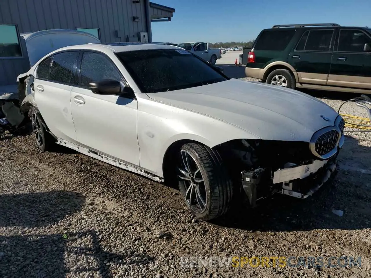 4 fotografías del automóvil dañado WBA5U7C08LFH30738 BMW M3 2020