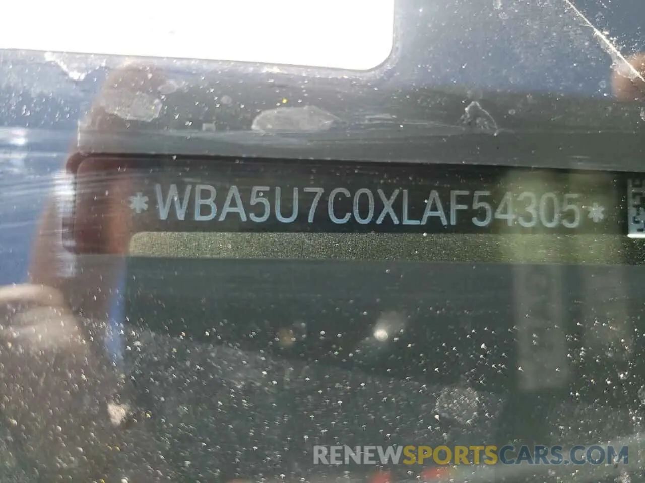 10 fotografías del automóvil dañado WBA5U7C0XLAF54305 BMW M3 2020