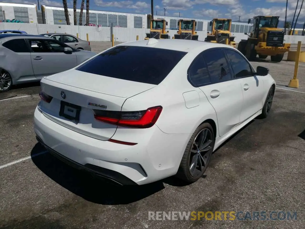4 fotografías del automóvil dañado WBA5U7C0XLAF54305 BMW M3 2020