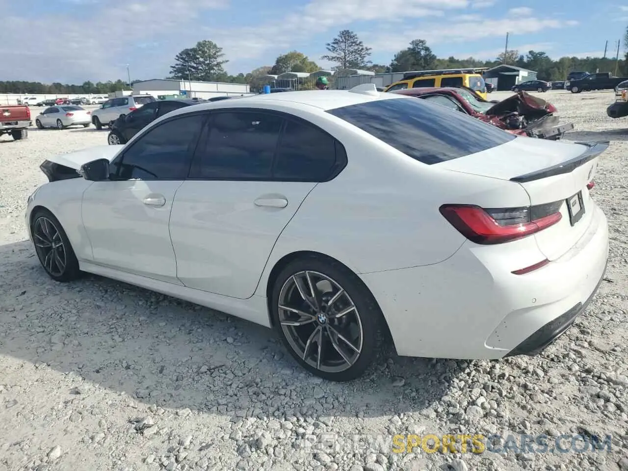2 fotografías del automóvil dañado WBA5U7C0XLFH57150 BMW M3 2020