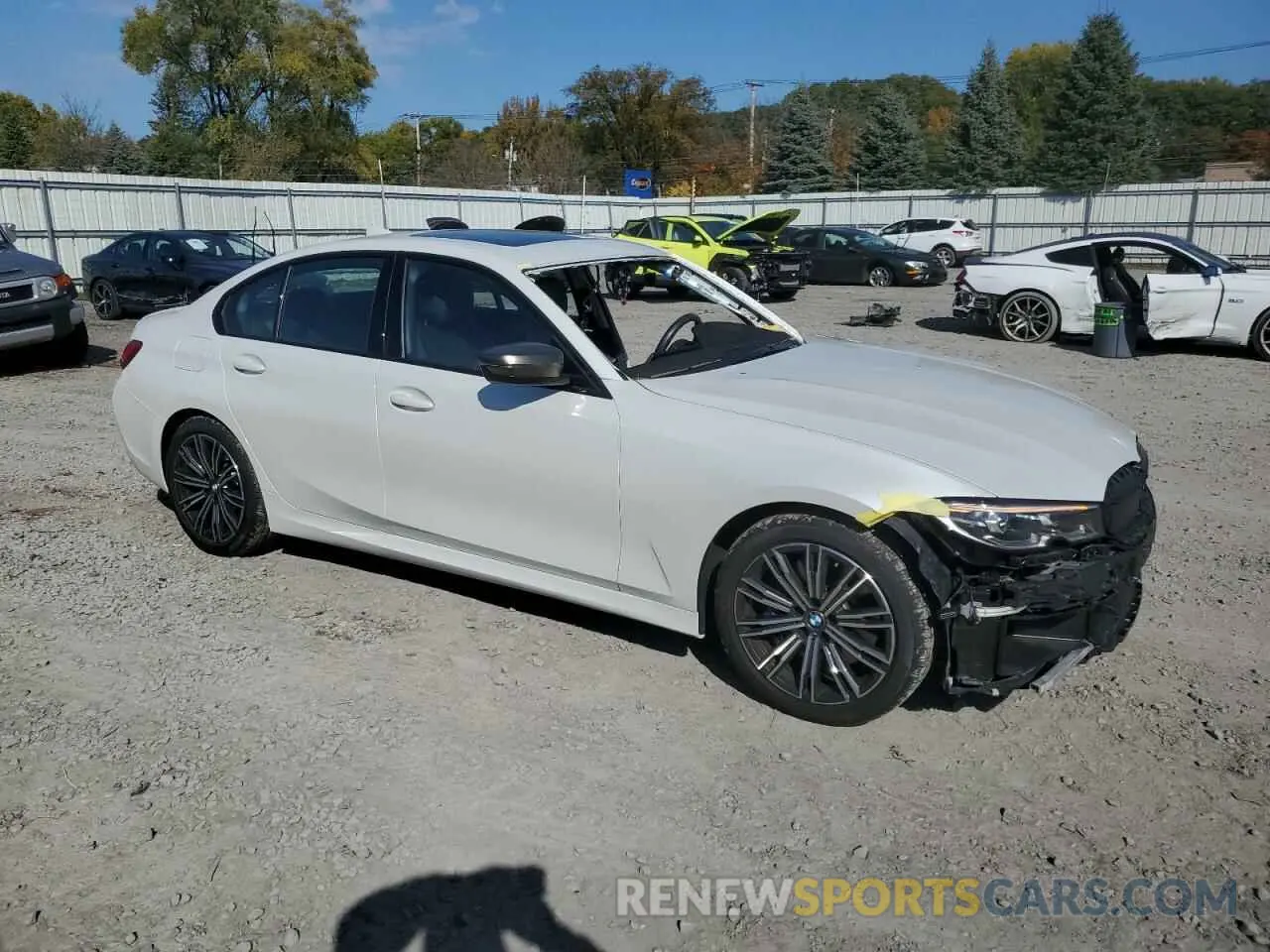 4 fotografías del automóvil dañado WBA5U9C02LA380321 BMW M3 2020