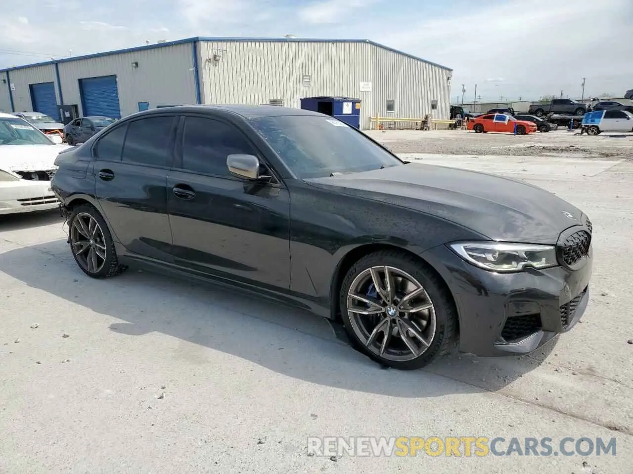 4 fotografías del automóvil dañado WBA5U9C04LA380918 BMW M3 2020