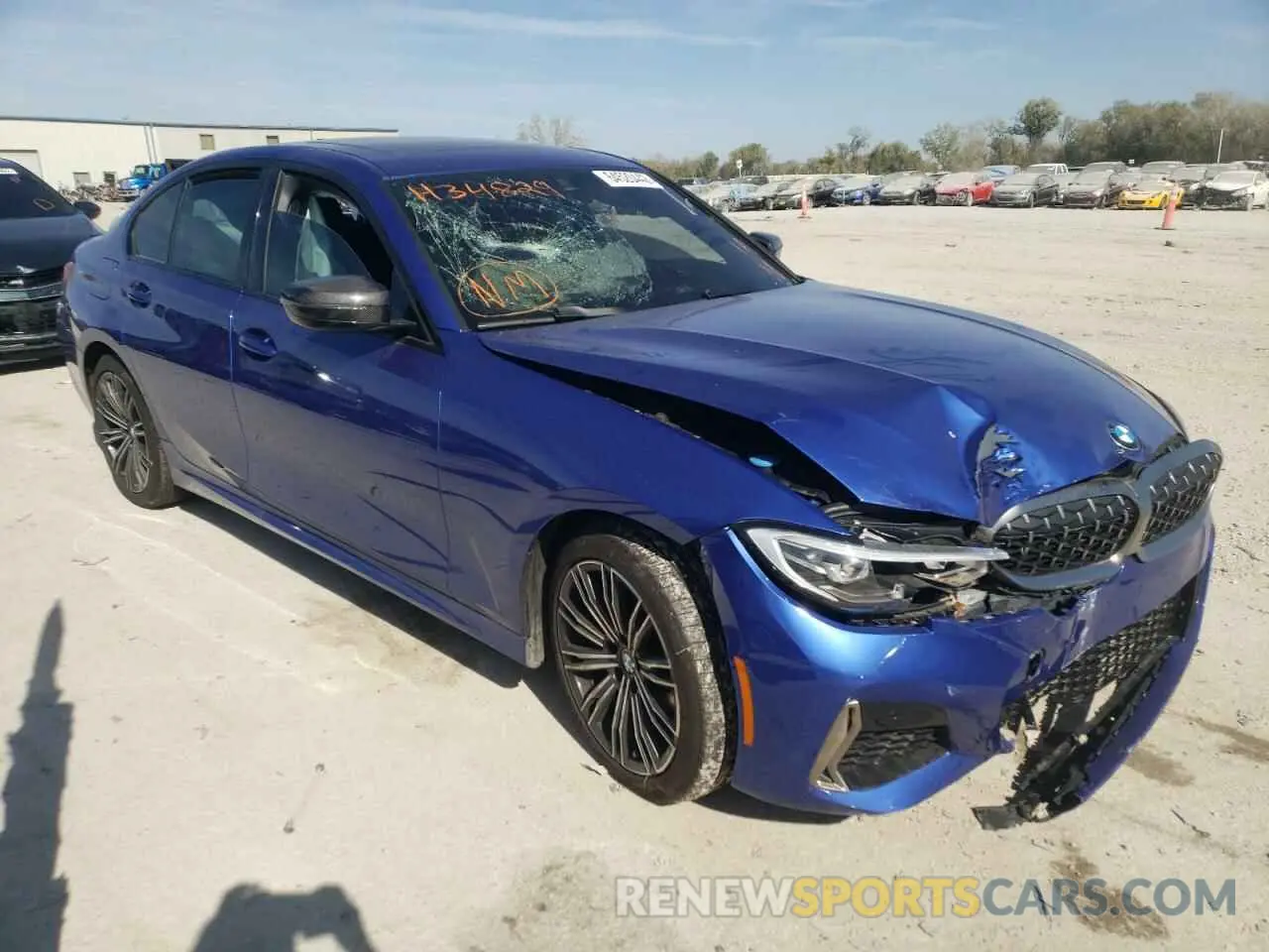 1 fotografías del automóvil dañado WBA5U9C04LFH34829 BMW M3 2020