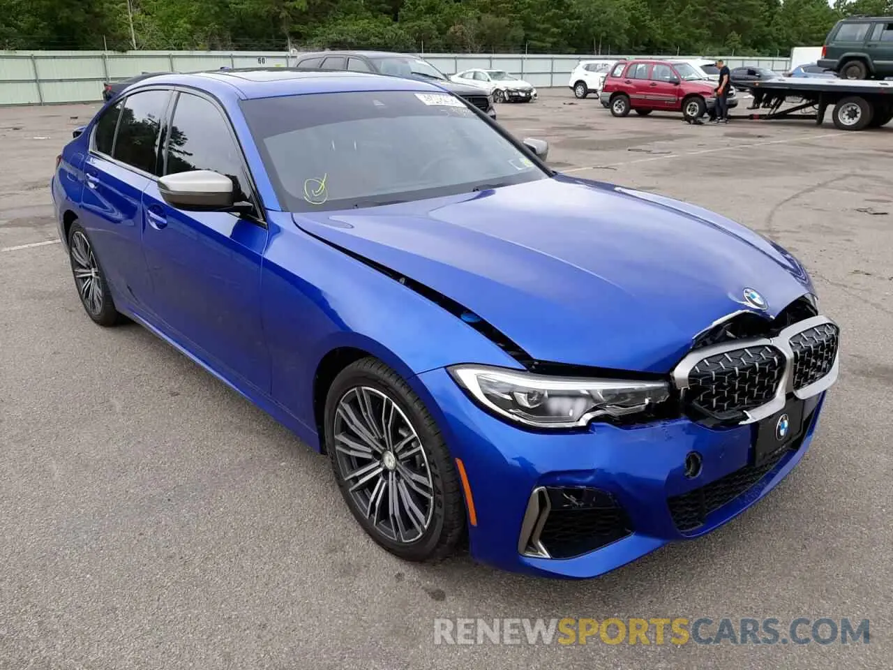 1 fotografías del automóvil dañado WBA5U9C05LFJ43986 BMW M3 2020
