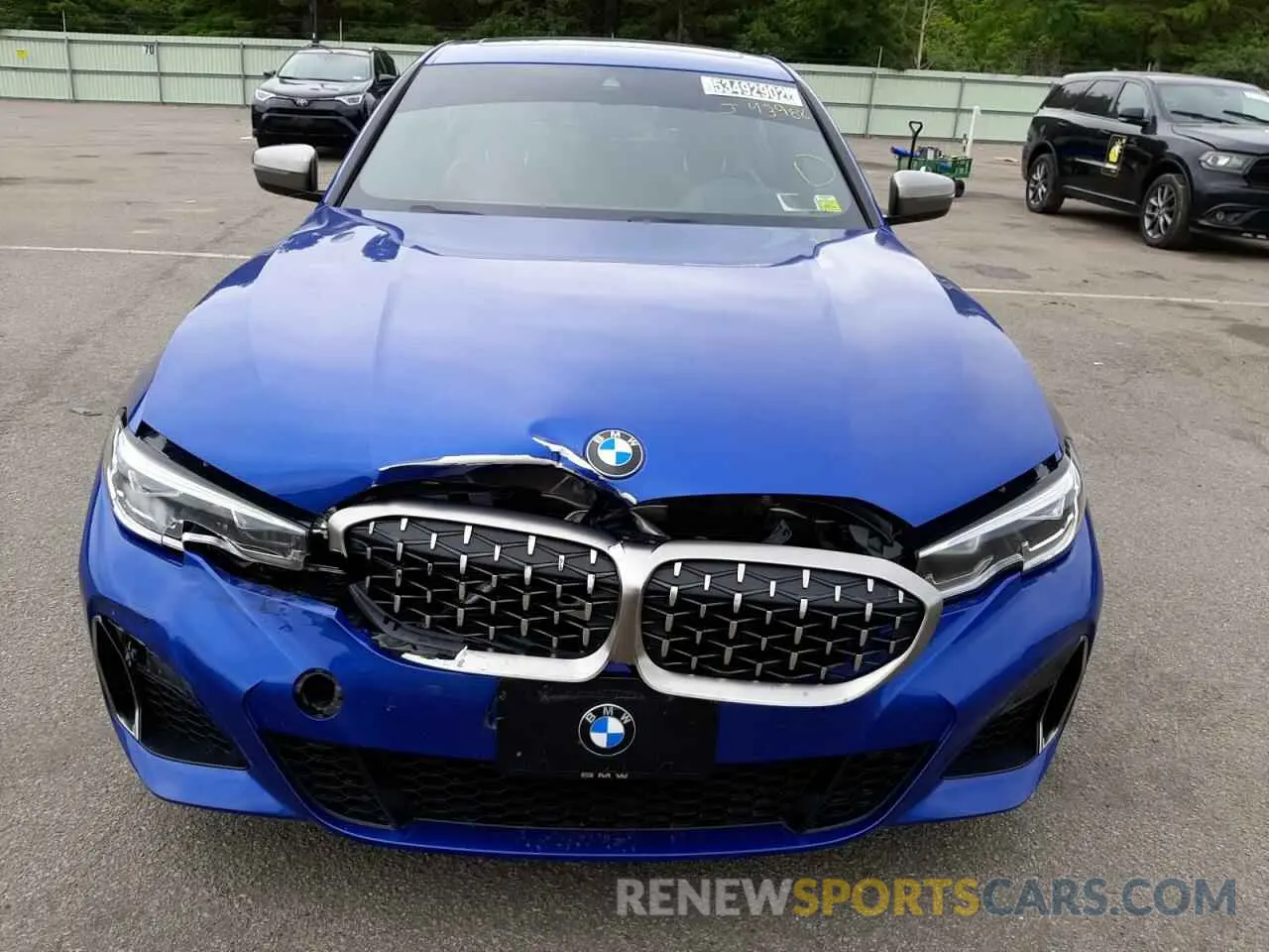 7 fotografías del automóvil dañado WBA5U9C05LFJ43986 BMW M3 2020